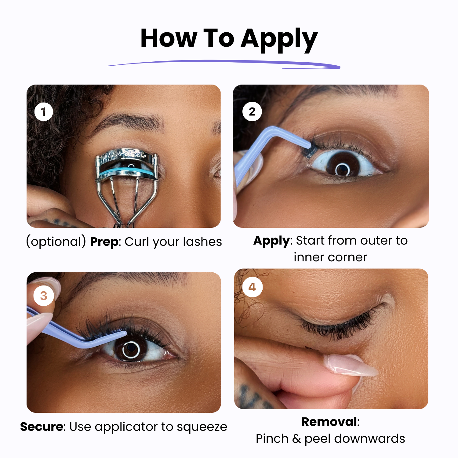 Self-Adhesive Cluster Lashes